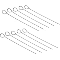 Los mejores  - Pinchos de acero inoxidable de Menz de 10 cm- 10 unidades